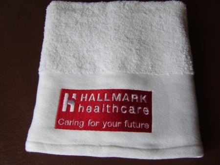 click here to view products in the Bath Sheet - Embroidered Company logo category