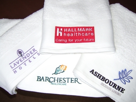click here to view products in the Towels - With embroidered Logos category